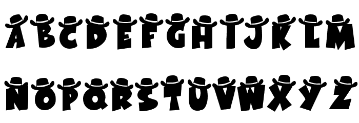 KR Western Wear 1 Font LOWERCASE