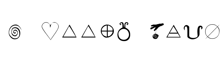 KR Wiccan Symbols  baixar fontes gratis