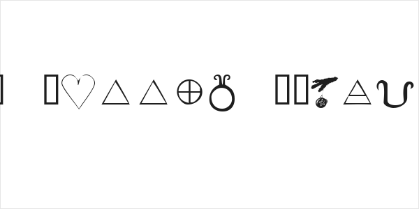 KR Wiccan Symbols Logo