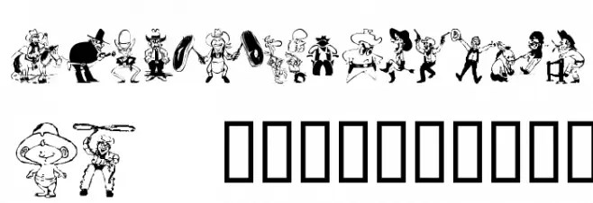 KR Wild West Font OTHER CHARS