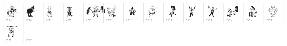 KR Wild West Character Map