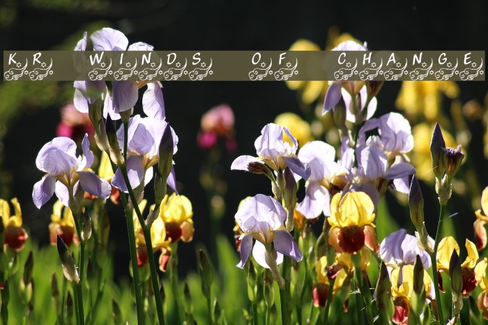 KR Winds Of Change Font examples