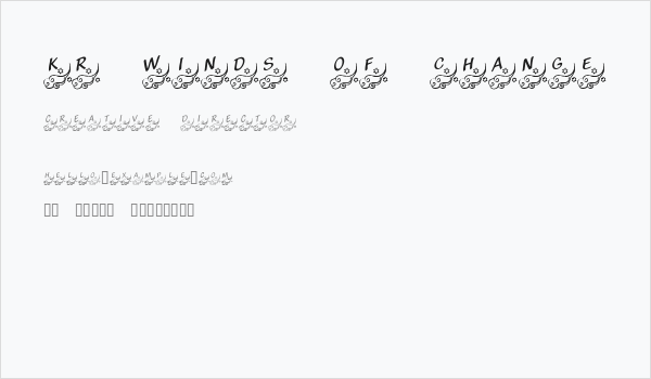 KR Winds Of Change Business Card