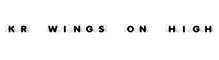 KR Wings On High  font caratteri gratis