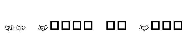 KR Wings of Love Font