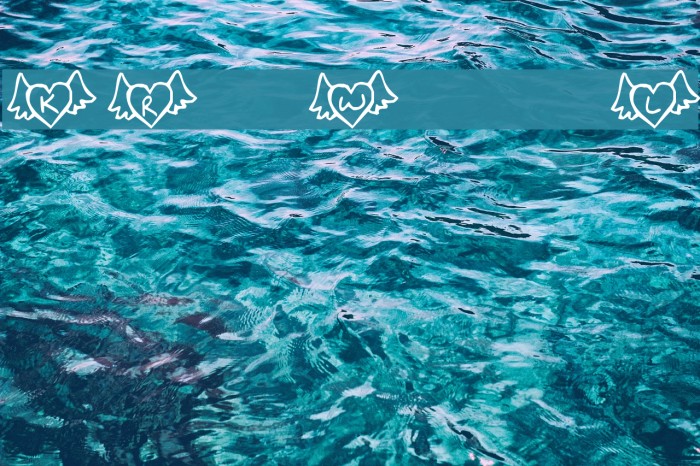 KR Wings of Love Font examples