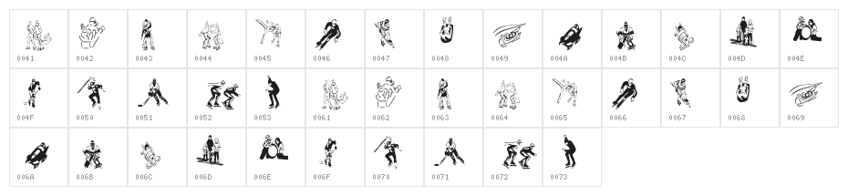 KR Winter Sports Character Map