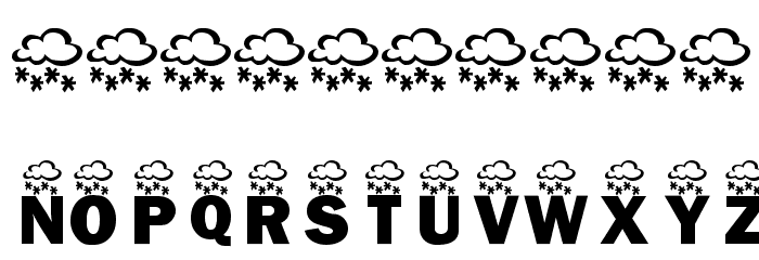 KR Wintry Mix Font OTHER CHARS