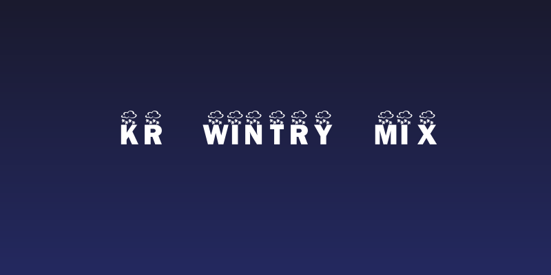 KR Wintry Mix Social Header