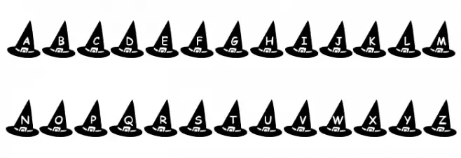 KR Witch's Hat Fuentes MINÚSCULAS