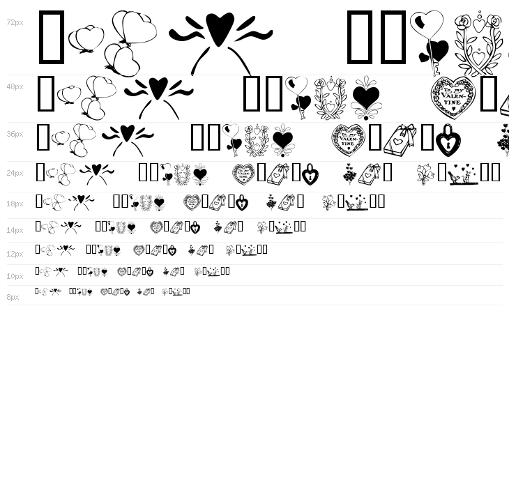 KR With Heart Waterfall