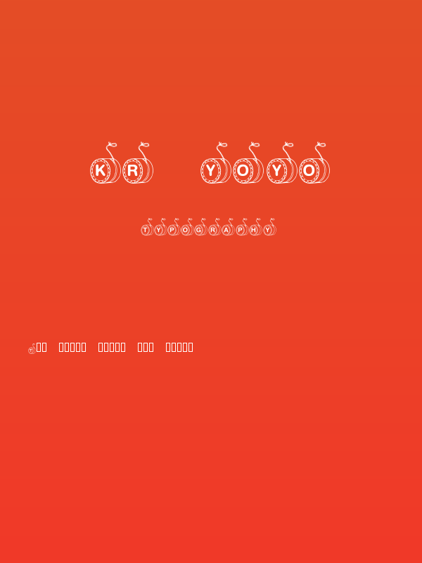 KR YoYo Poster