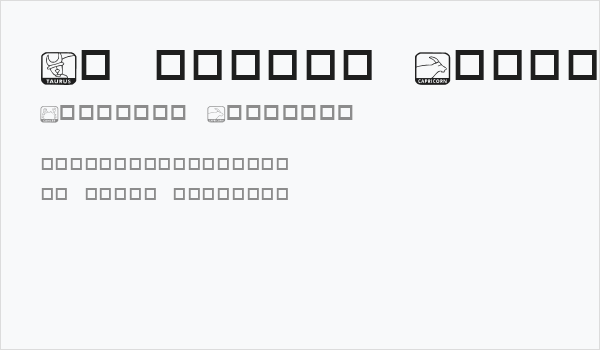 KR Zodiac Dings Business Card