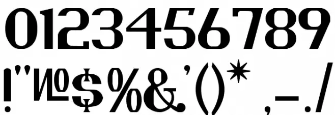 KREMLIN ADVISOR Font OTHER CHARS