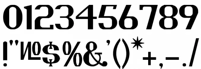 KREMLIN ADVISOR Font OTHER CHARS