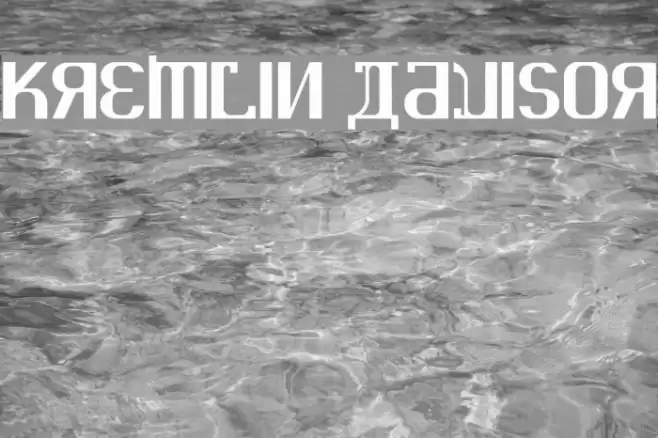 KREMLIN ADVISOR Font examples