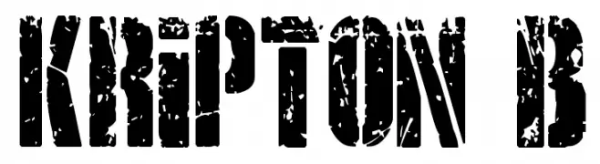 KRIPTON B  font caratteri gratis