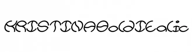 KRISTINA Bold Italic  Скачать бесплатные шрифты