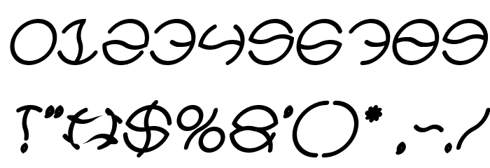 KRISTINA Bold Italic Font OTHER CHARS