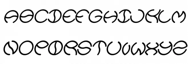 KRISTINA Bold Italic Font Litere mari