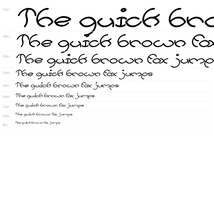 KRISTINA Bold Italic Waterfall