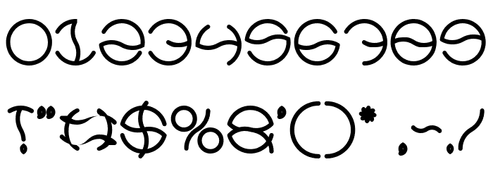 KRISTINA Bold Font OTHER CHARS