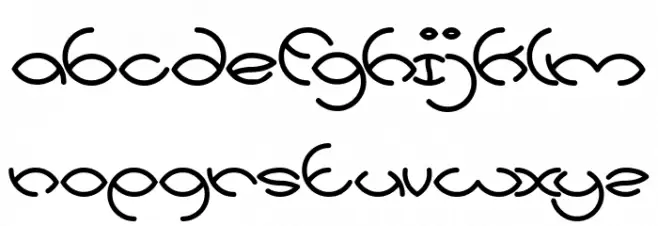 KRISTINA Bold Font LOWERCASE