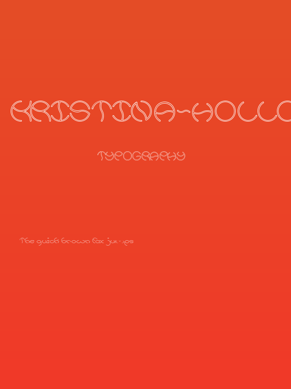 KRISTINA-Hollow Poster