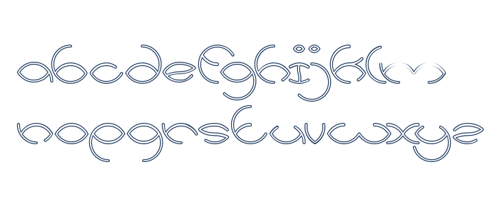 KRISTINA-Hollow Lowercase