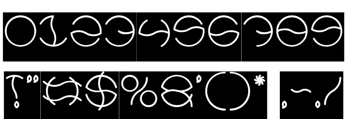 KRISTINA-Inverse Font OTHER CHARS