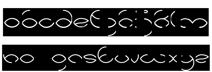 KRISTINA-Inverse Font LOWERCASE
