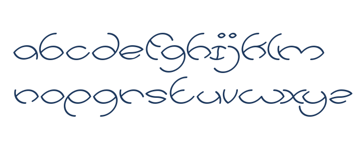 KRISTINA Italic Lowercase
