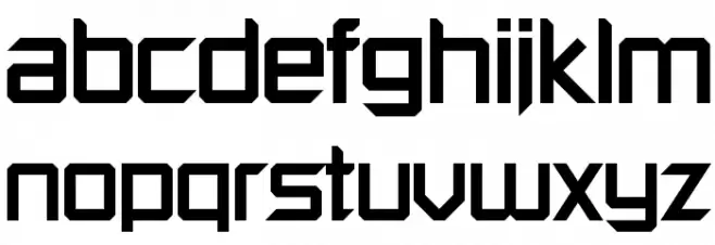 KRO Lettertype 1981 フォント 小文字