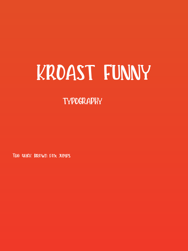 KROAST FUNNY Poster