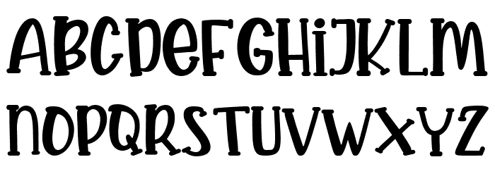 KROAST FUNNY Font LOWERCASE