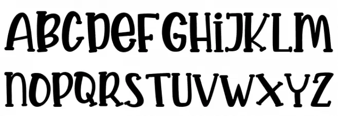 KROAST FUNNY Font LOWERCASE