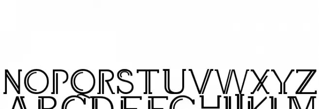 KRV Font Litere mari