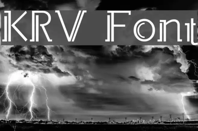 KRV Font examples