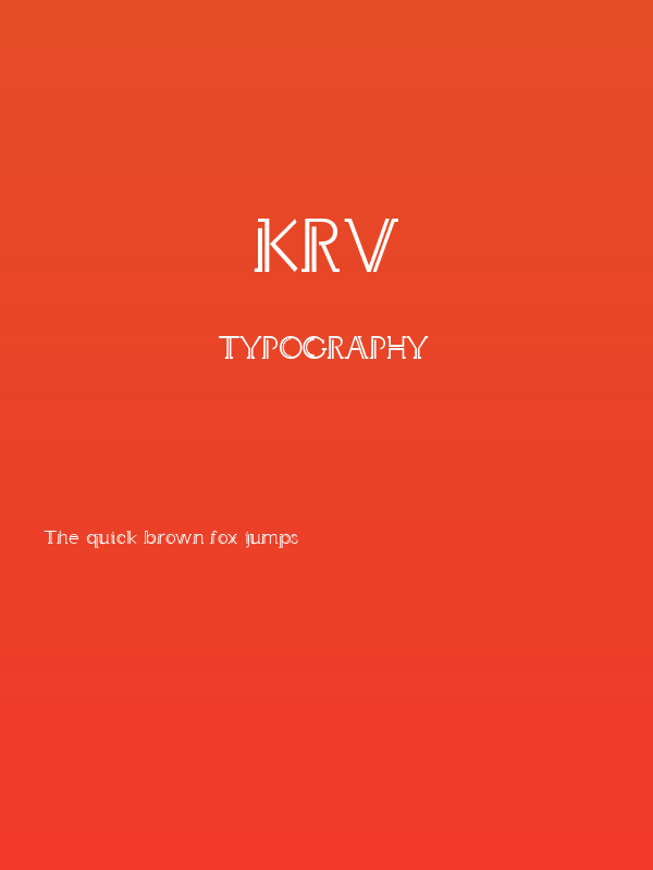KRV Poster