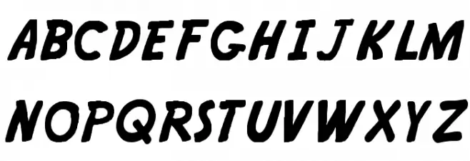 KRYPTOSCRIPTO フォント 大文字