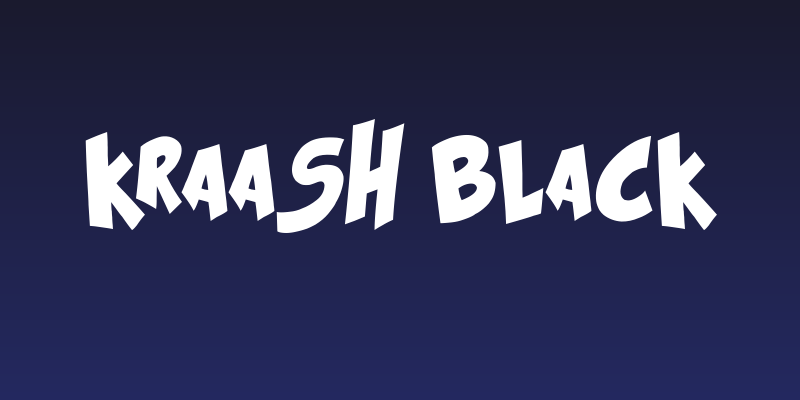 Kraash Black Social Header