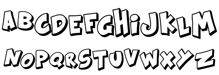 Kraash Font LOWERCASE