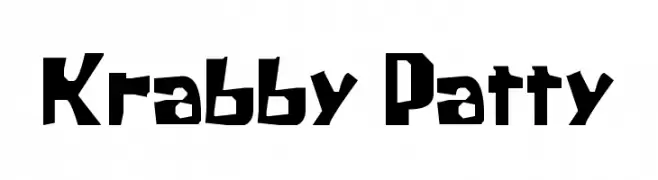 Krabby Patty  font caratteri gratis