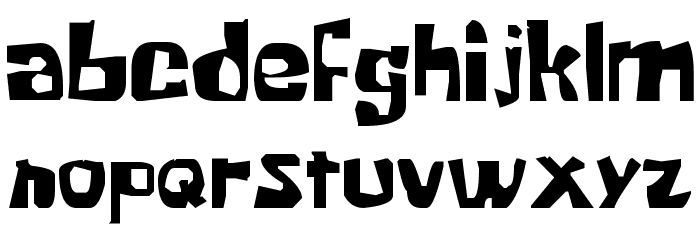 Krabby Patty Font LOWERCASE
