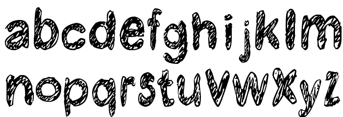 Kraboudja Font LOWERCASE