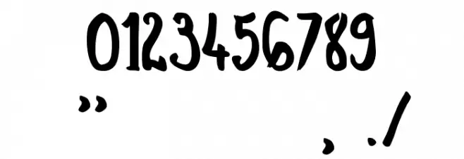 Kracktone Font OTHER CHARS