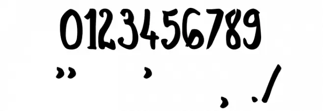 Kracktone Font OTHER CHARS