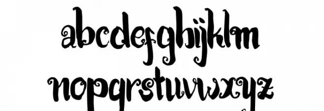 Kracktone Font LOWERCASE