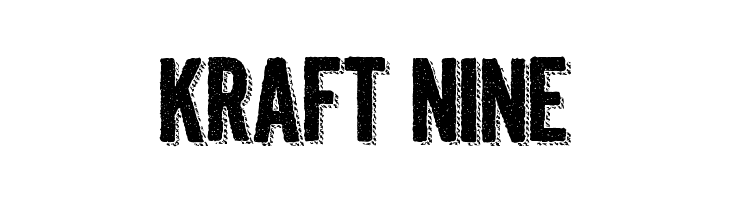 Kraft Nine Font