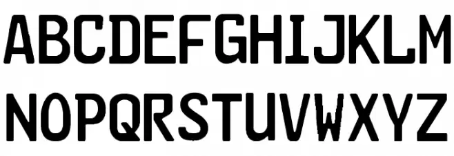 Kraftfahrzeugkennzeichen Caratteri MAIUSCOLE